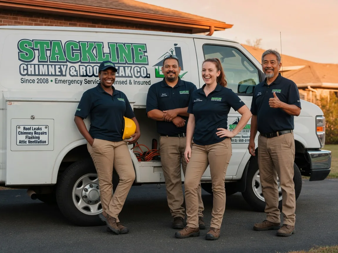 Chimney flashing repair company in Red Hill, PA
